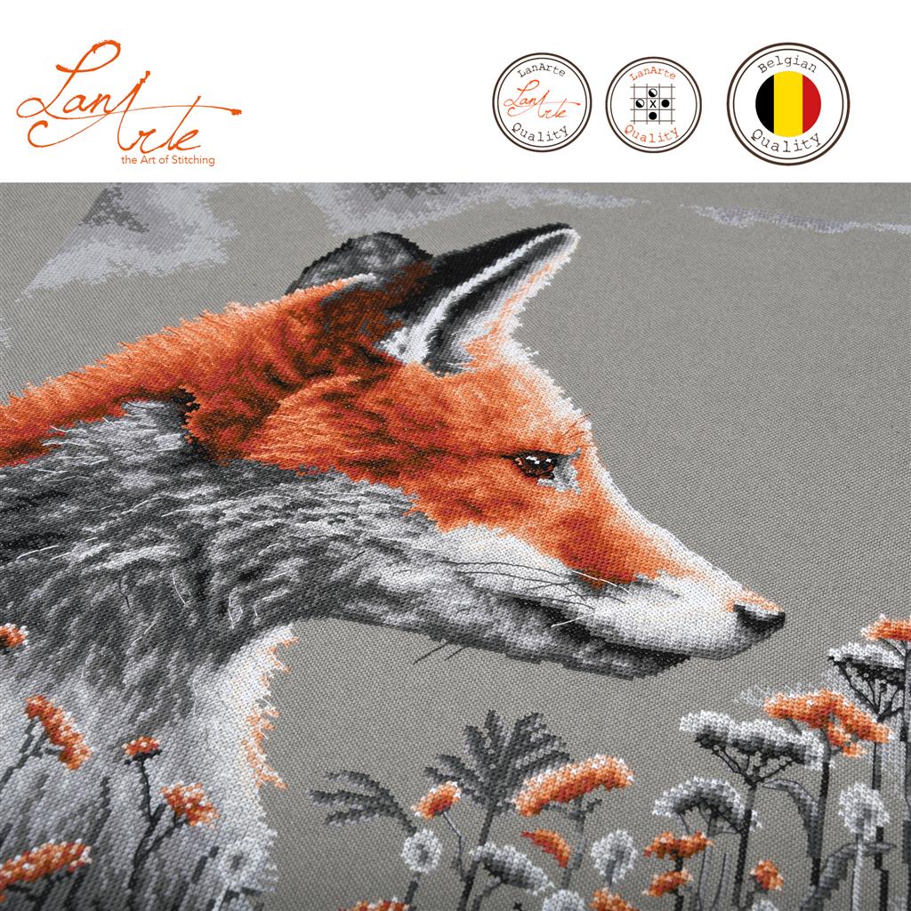 LanArte | Borduurpakket Starend in de nacht | 42 x 44 cm