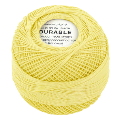 Durable Coton Fin pour Crochet - 100% Coton Brillant (48 Couleurs)