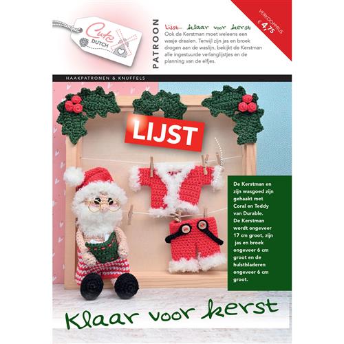 CuteDutch | Patroon Klaar voor Kerst lijst