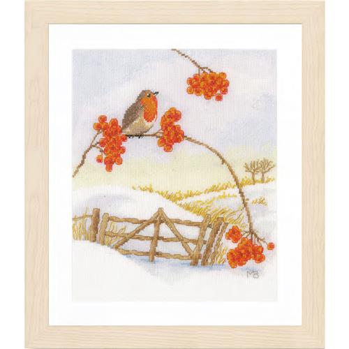 LanArte | Borduurpakket Winterlandschap | 25 x 26 cm