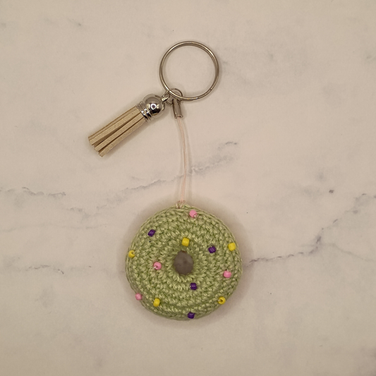 Handgemaakt | Sleutelhanger Donut Ø 4.5 cm