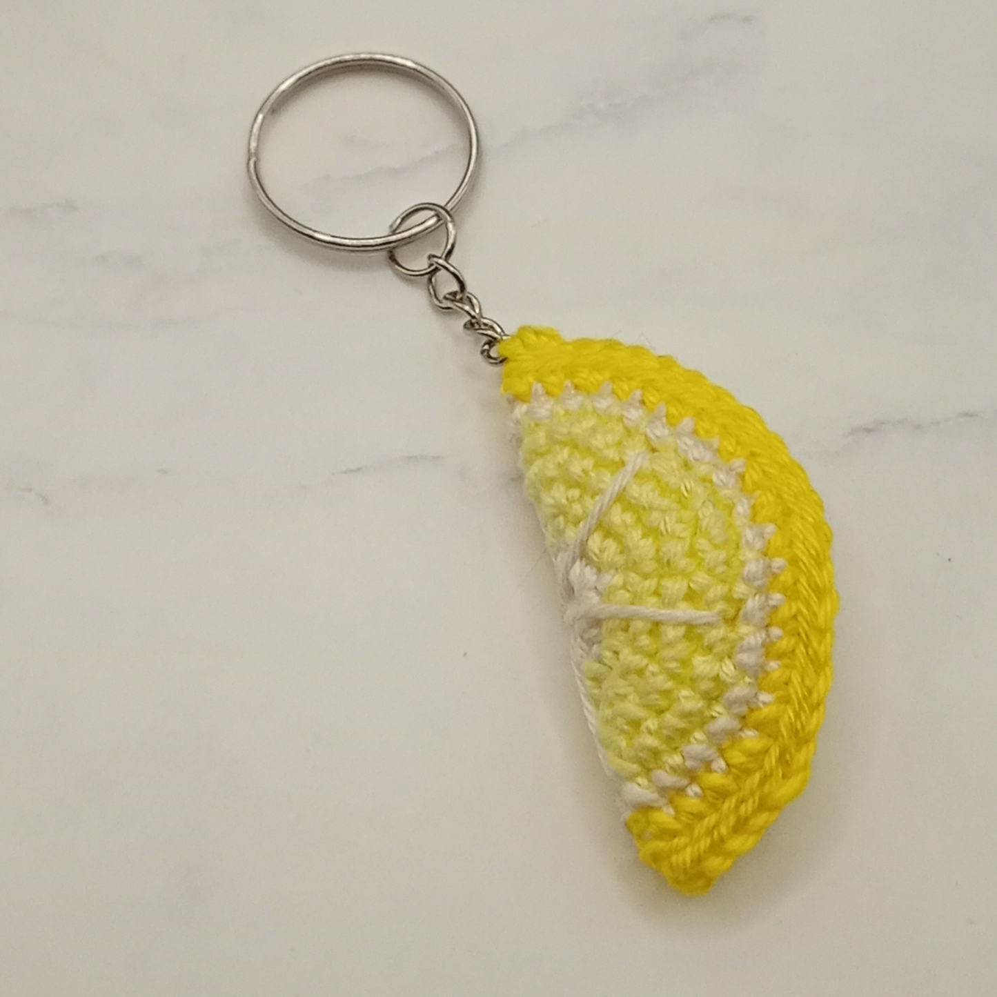 Handgemaakt | Sleutelhanger Gehaakte Citroen