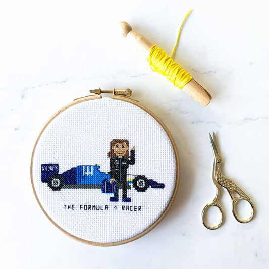 Studio Koekoek | Borduurpakket - Formule 1 driver - v