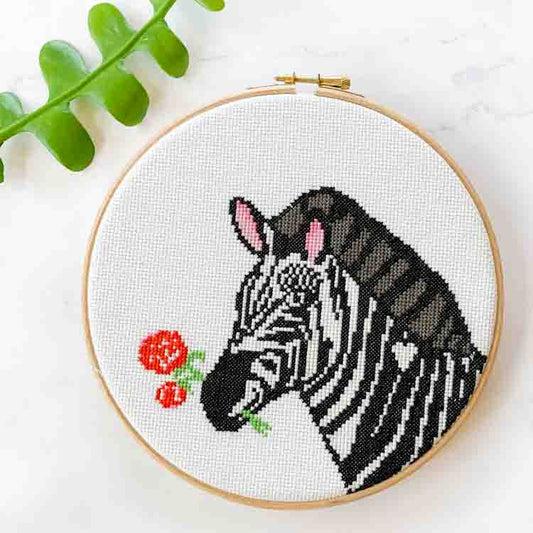 Studio Koekoek | Borduurpakket - Zebra