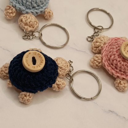Handgemaakt | Sleutelhanger Schildpad