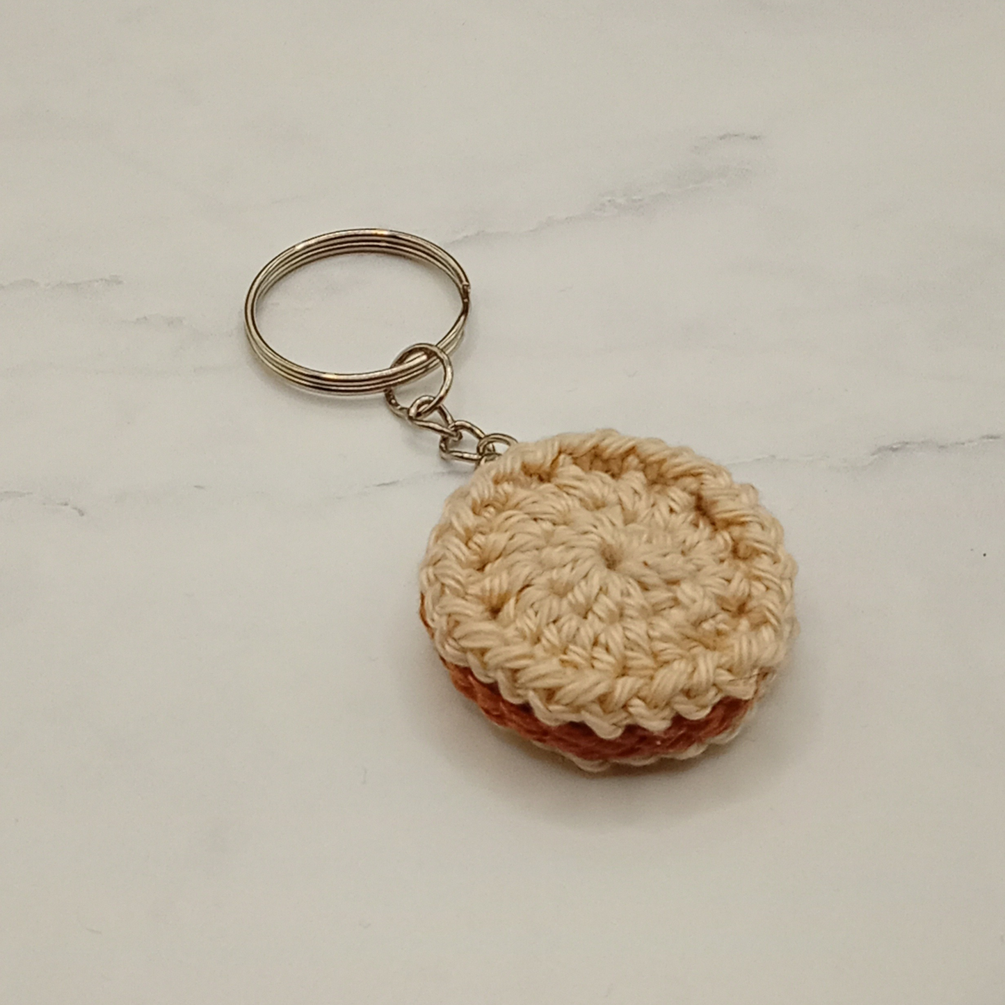 Handgemaakt | Sleutelhanger Gehaakt Koekje