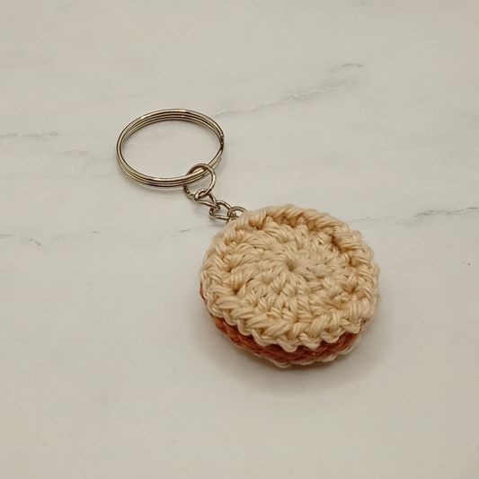 Handgemaakt | Sleutelhanger Gehaakt Koekje