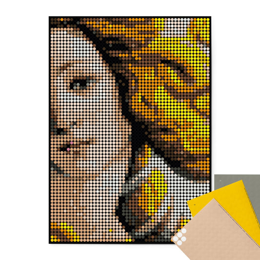 Dot on® | Pixelart set met dot stickers - Botticelli 50x70 cm