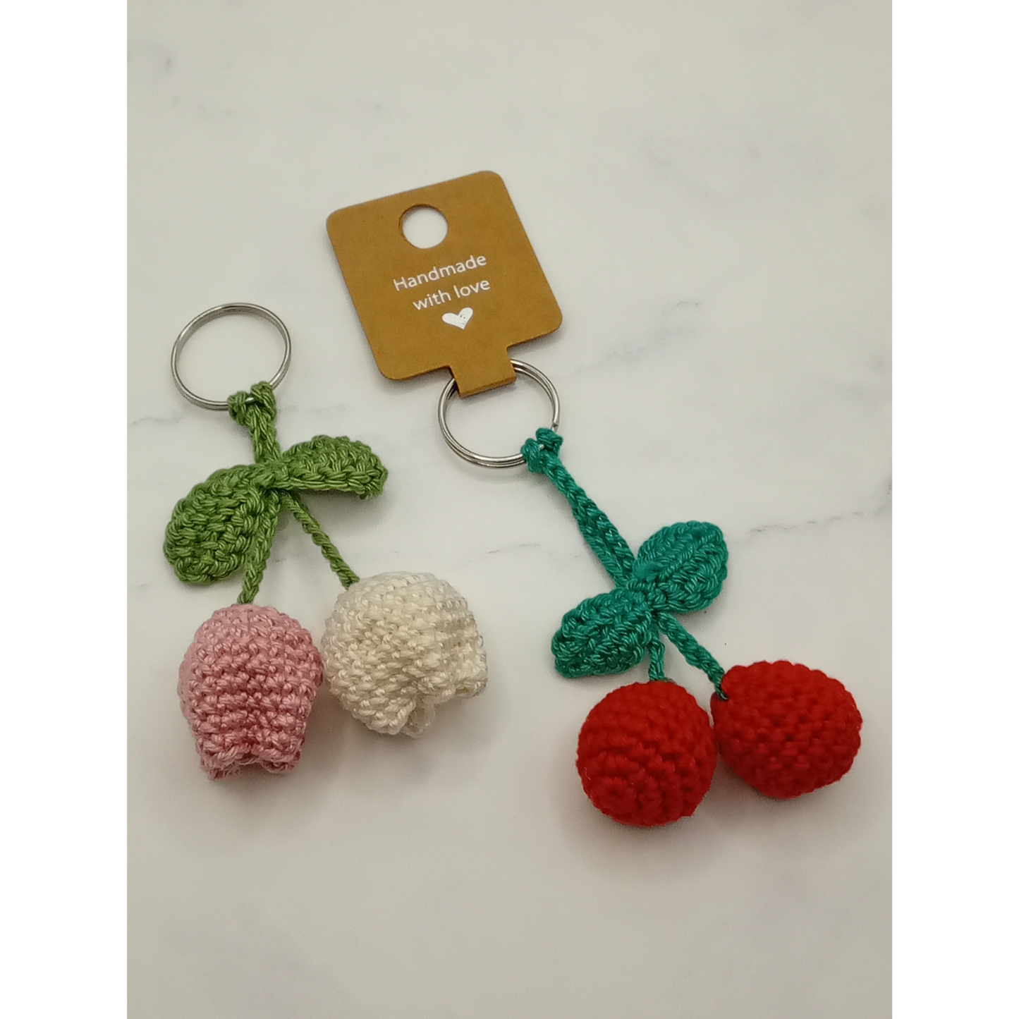 Handgemaakt | Sleutelhanger Gehaakte Tulpen