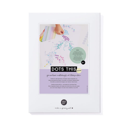 Dot on® | Dots this knutselset met dot stickers - Mystik 21x30 cm