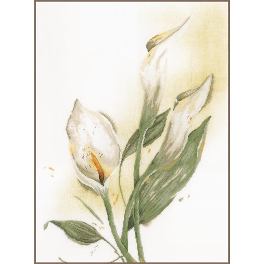 LanArte | Borduurpakket Calla Lily | 50 x 60 cm