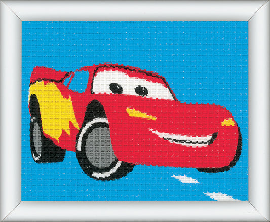 Vervaco | Penelope kit Disney Lightning McQueen | ca. 16 x 12.50 cm
