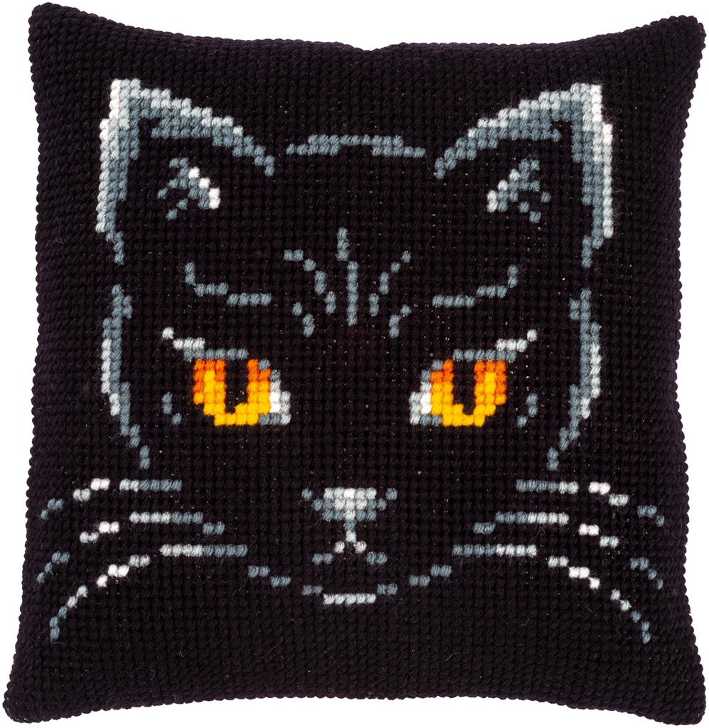 Vervaco | Kruissteekkussen kit Zwarte kat