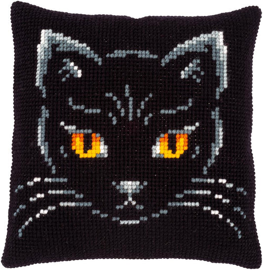 Vervaco | Kruissteekkussen kit Zwarte kat