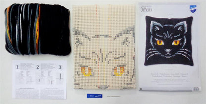 Vervaco | Kruissteekkussen kit Zwarte kat
