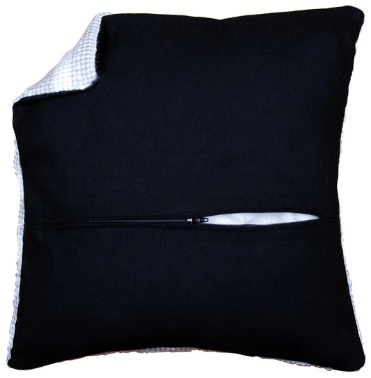 Vervaco | Kussenrug met rits - zwart | ca. 45 x 45 cm