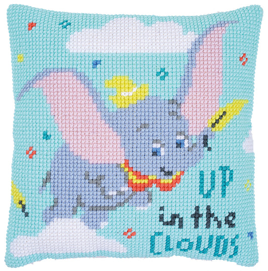 Vervaco | Kruissteekkussen kit Disney Dumbo up in the clouds
