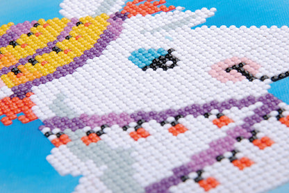 Kits4Kids by Vervaco | Diamond Painting kit Lama | ca. 22 x 22 cm