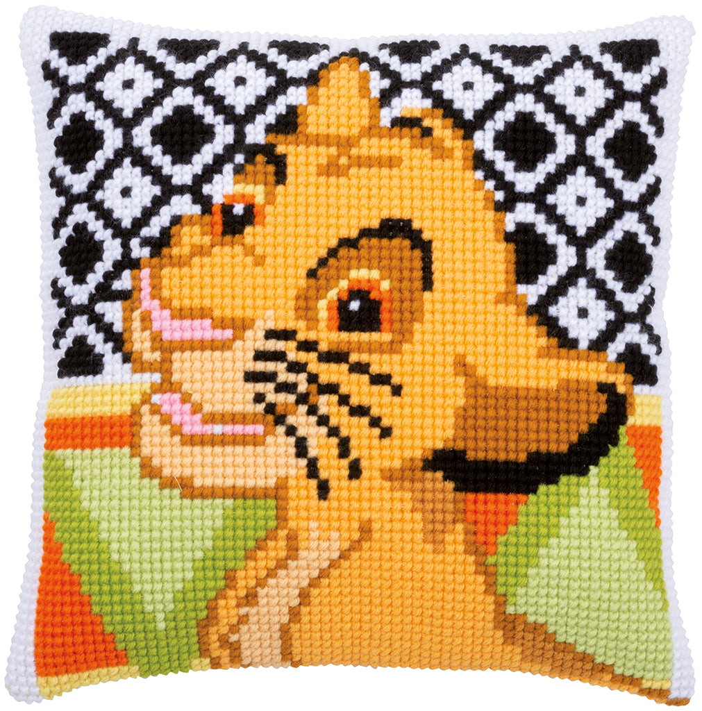 Vervaco | Kruissteekkussen kit Disney Simba
