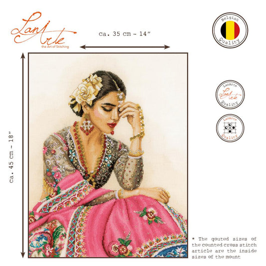 LanArte | Borduurpakket Traditionele herinneringen | 35 x 45 cm