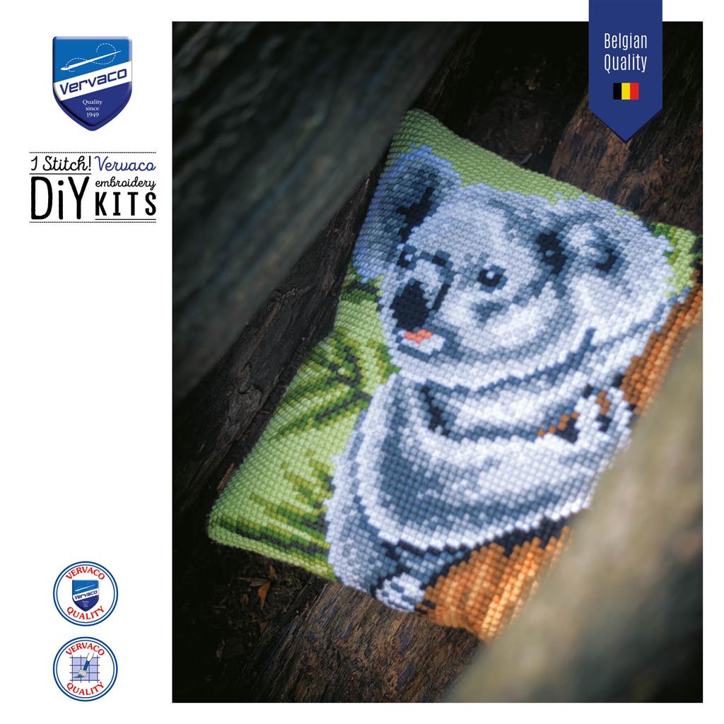 Vervaco | Kruissteekkussen kit Koala