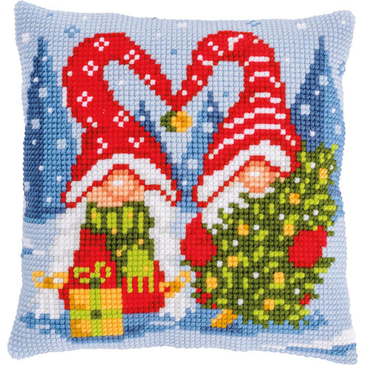 Vervaco | Kruissteekkussen kit Gnomeskoppel