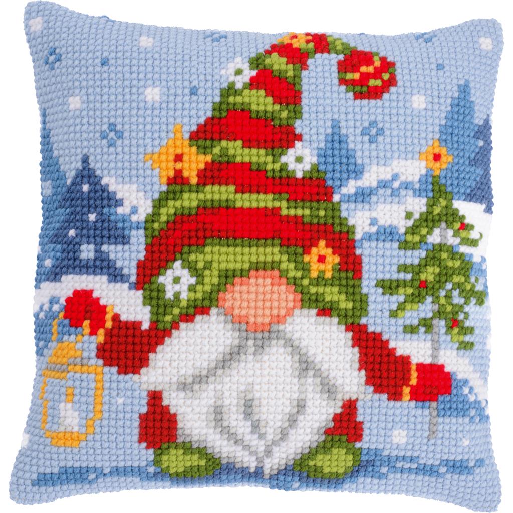Vervaco | Kruissteekkussen kit Gnome alone