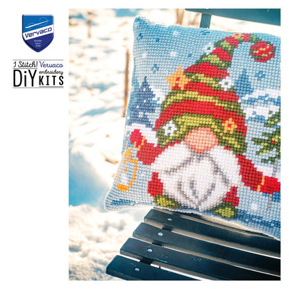 Vervaco | Kruissteekkussen kit Gnome alone