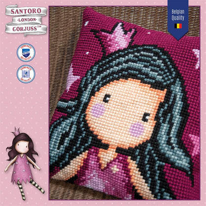 Vervaco | Kruissteekkussen kit Gorjuss Dreaming