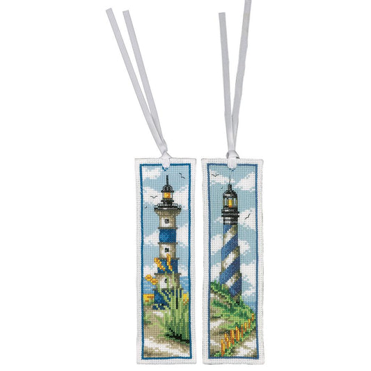 Vervaco | Bladwijzer kit Vuurtorens set van 2 | ca. 6 x 20 cm