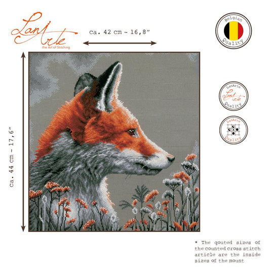 LanArte | Borduurpakket Starend in de nacht | 42 x 44 cm