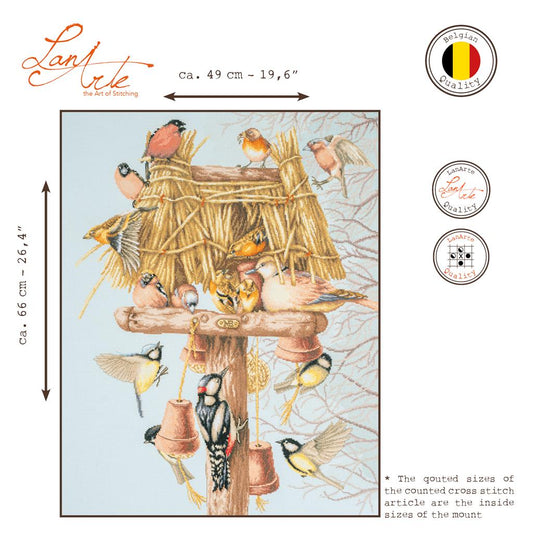 LanArte | Borduurpakket Buurt bijeenkomst | 49 x 66 cm