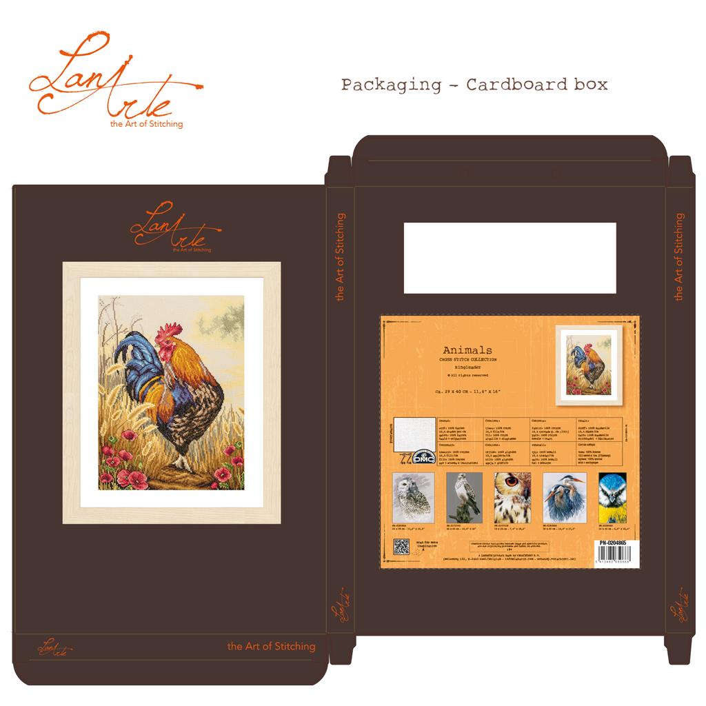 LanArte | Telpakket kit Ringleader | ca. 29 x 40 cm