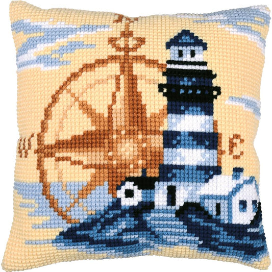 Vervaco | Kruissteekkussen kit Marine | ca. 40 x 40 cm