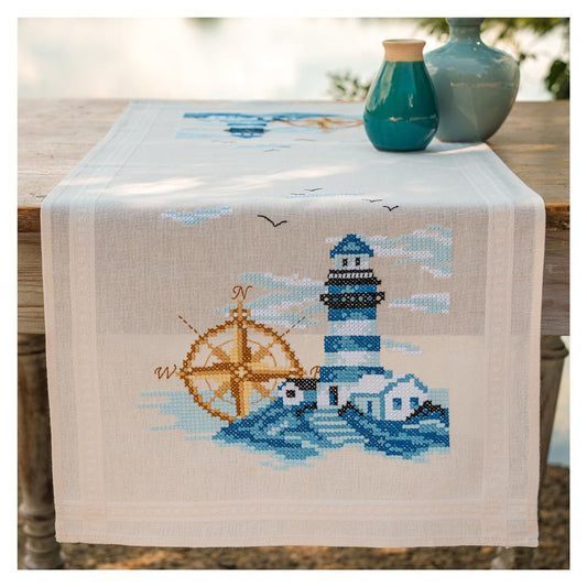 Vervaco | Loper kit Marine | ca. 40 x 100 cm