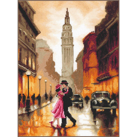 LanArte | Telpakket kit Dancing in New York | ca. 26 x 38 cm