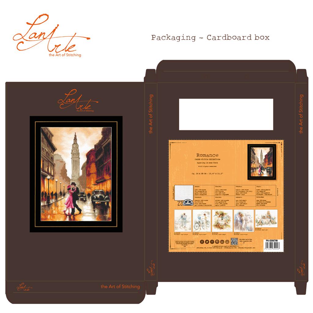 LanArte | Telpakket kit Dancing in New York | ca. 26 x 38 cm
