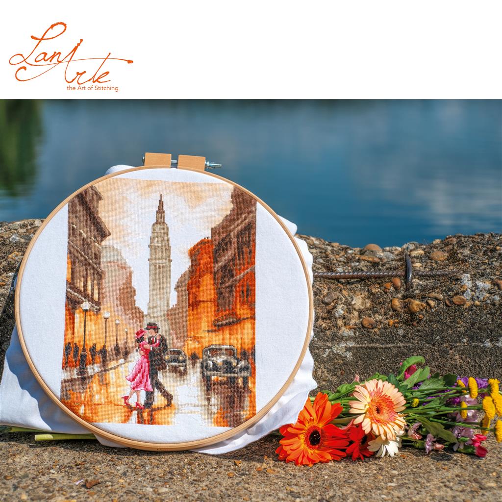 LanArte | Telpakket kit Dancing in New York | ca. 26 x 38 cm