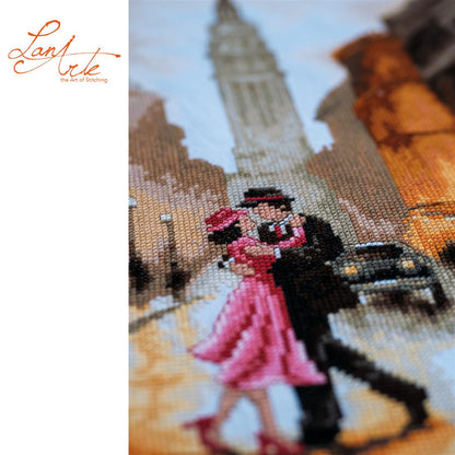 LanArte | Telpakket kit Dancing in New York | ca. 26 x 38 cm
