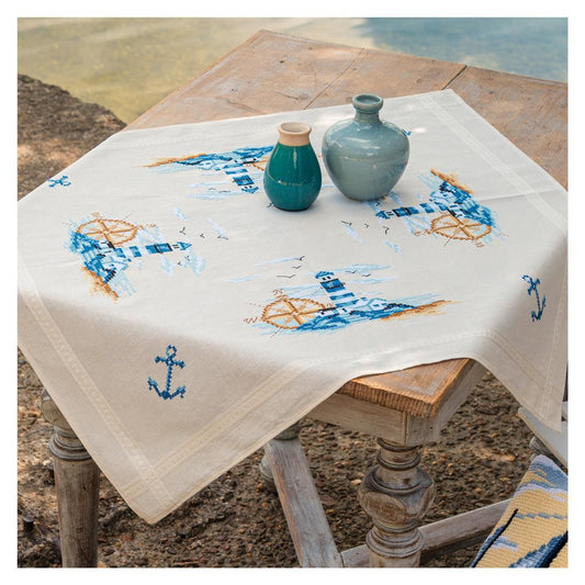 Vervaco | Tafelkleed kit Marine | ca. 80 x 80 cm