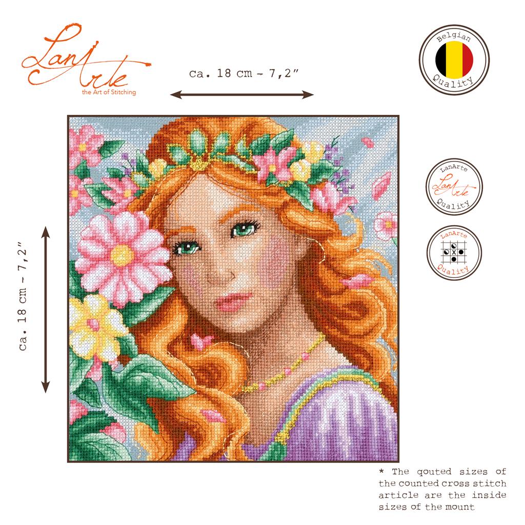 LanArte | Telpakket kit Solstice | ca. 18 x 18 cm