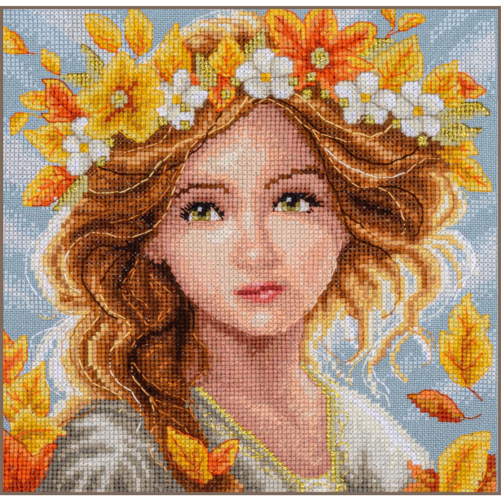 LanArte | Telpakket kit Harvest | ca. 18 x 18 cm