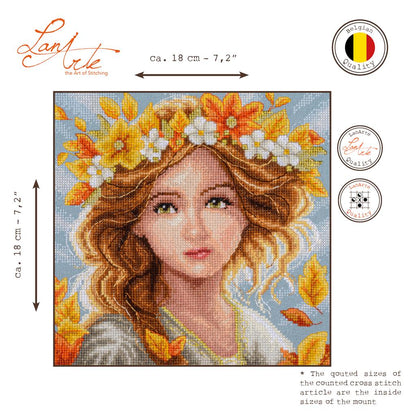 LanArte | Telpakket kit Harvest | ca. 18 x 18 cm