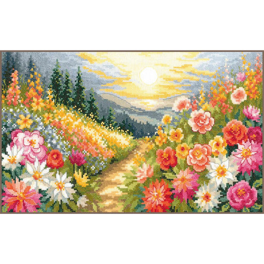 LanArte | Telpakket kit A walk through colours | ca. 38 x 21 cm
