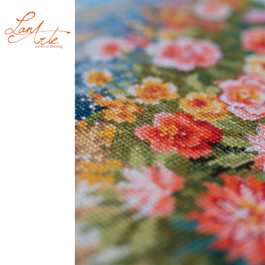 LanArte | Telpakket kit A walk through colours | ca. 38 x 21 cm