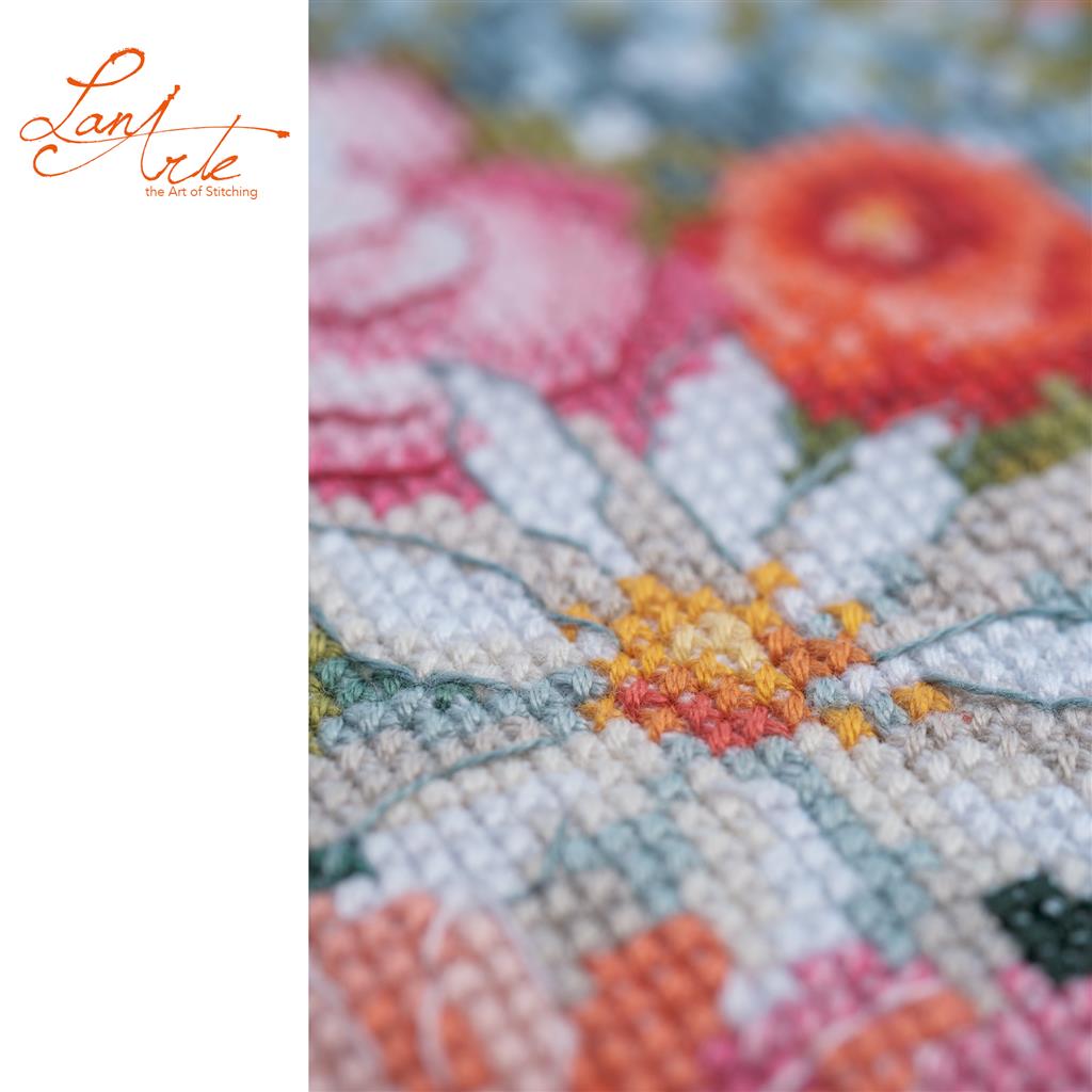 LanArte | Telpakket kit A walk through colours | ca. 38 x 21 cm