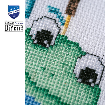 Vervaco | Telpakket kit Dieren in het bos | ca. 26 x 23 cm