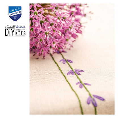 Vervaco | Loper kit Lavendel | ca. 35 x 95 cm