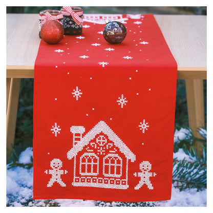 Vervaco | Loper kit Gingerhouse | ca. 30 x 105 cm