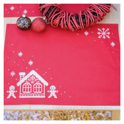 Vervaco | Placemat kit Gingerhouse set van 2 | ca. 45 x 35 cm